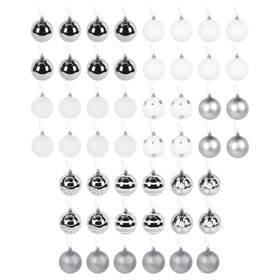 Шары елочные НАБОР 50 предметов