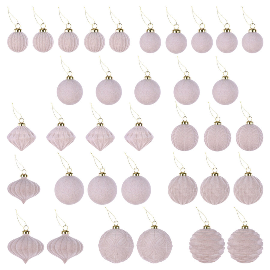 Шары елочные НАБОР 35 предметов