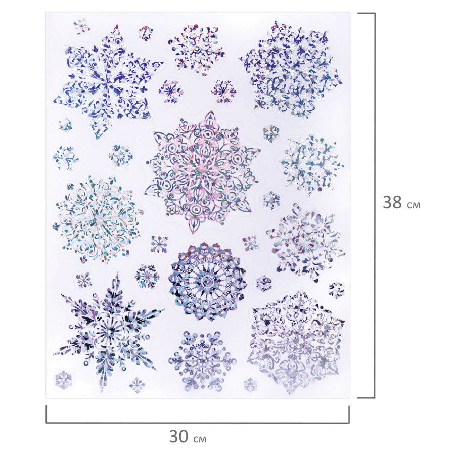 Наклейка для окон, 30х38 см, 