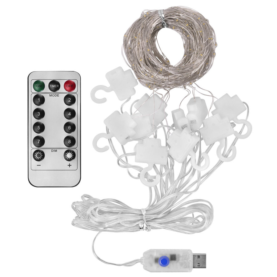 Электрогирлянда-занавес комнатная