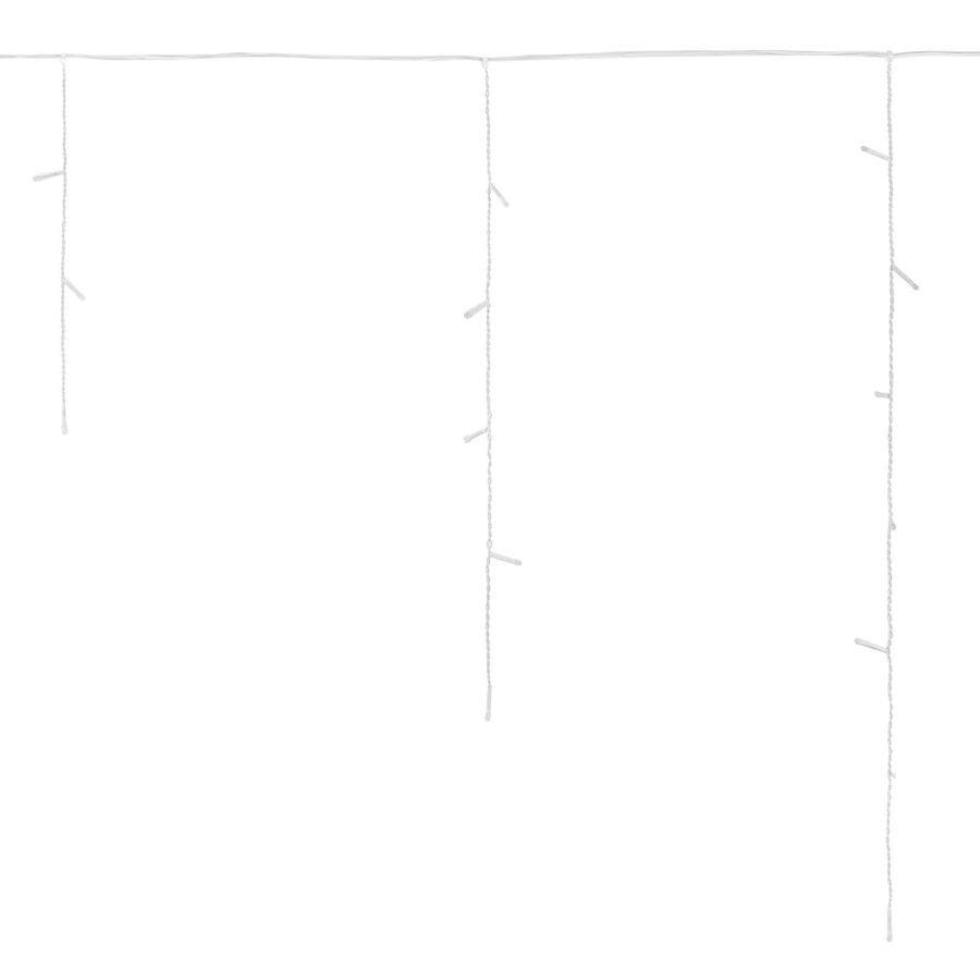 Электрогирлянда-бахрома уличная 25х0,7 м, 400 LED, тёплый белый, 220 V, контроллер, ЗОЛОТАЯ СКАЗКА