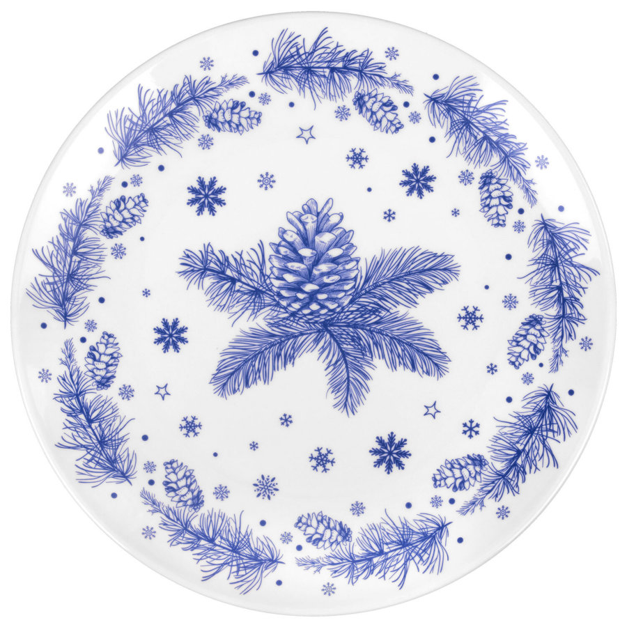 Тарелка сервировочная новогодняя 23 см, 