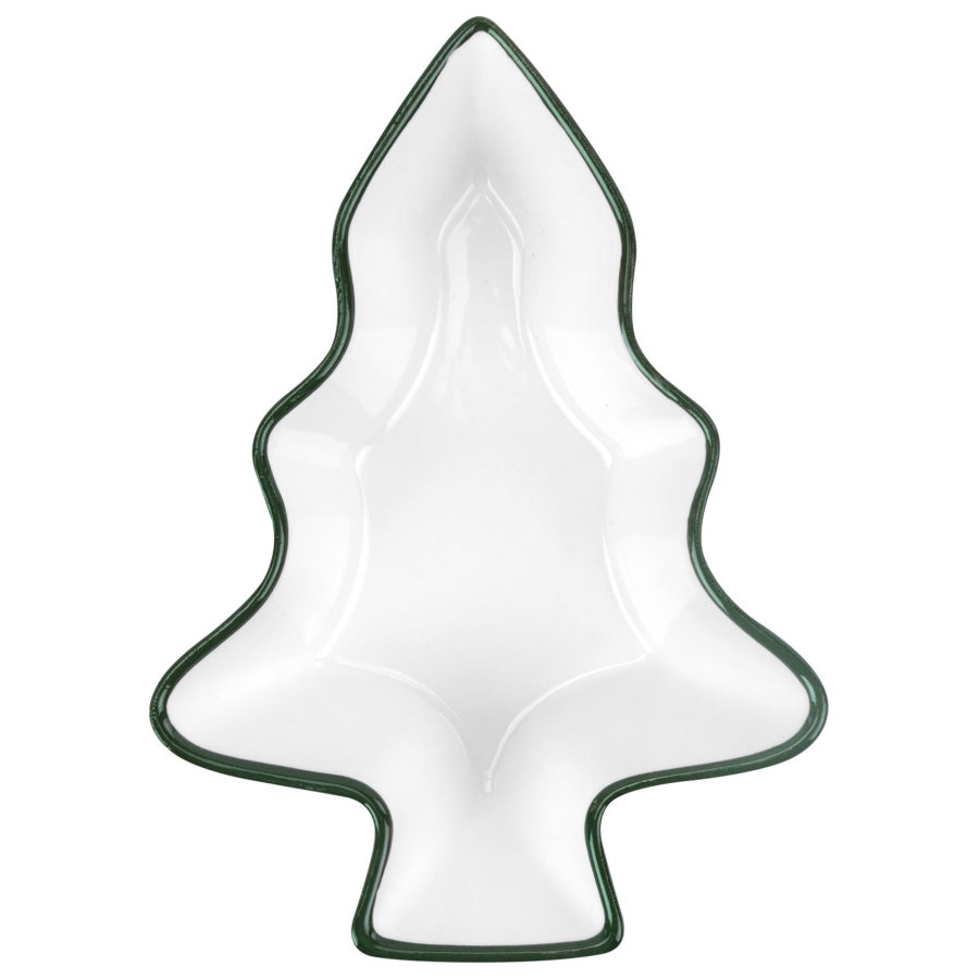 Тарелка сервировочная новогодняя 16х11,8х4 см,