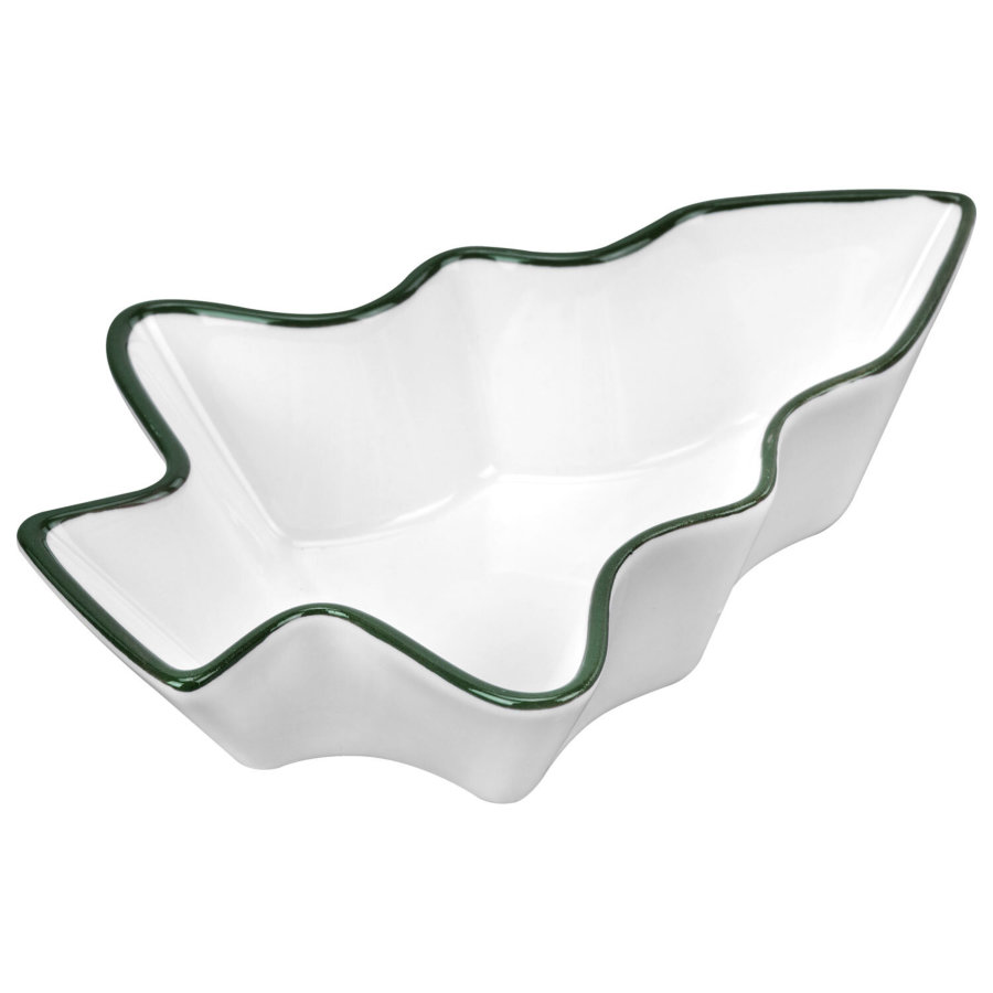 Тарелка сервировочная новогодняя 16х11,8х4 см,