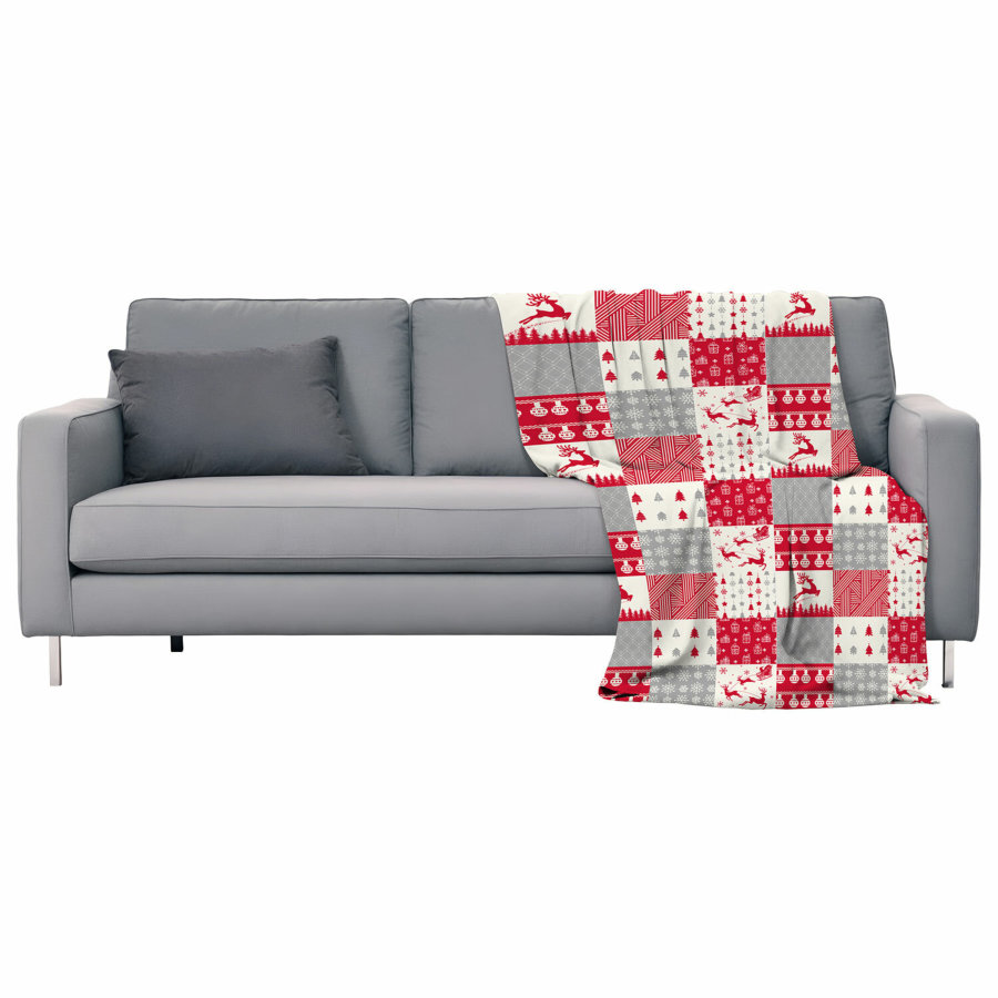 Плед новогодний 150х200 см, 