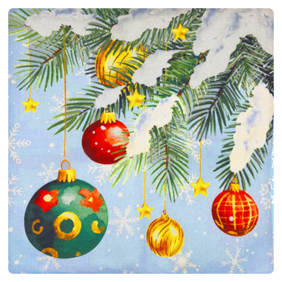 Чехол на подушку новогодний (1 шт.) 45х45 см, 