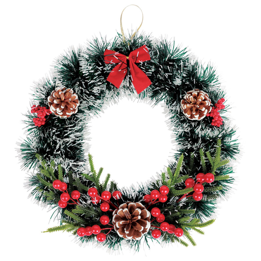 Венок новогодний, диаметр 35 см 