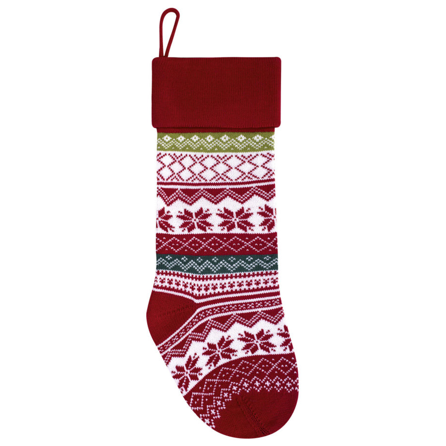 Носок новогодний для подарков, 23х2х54см, 
