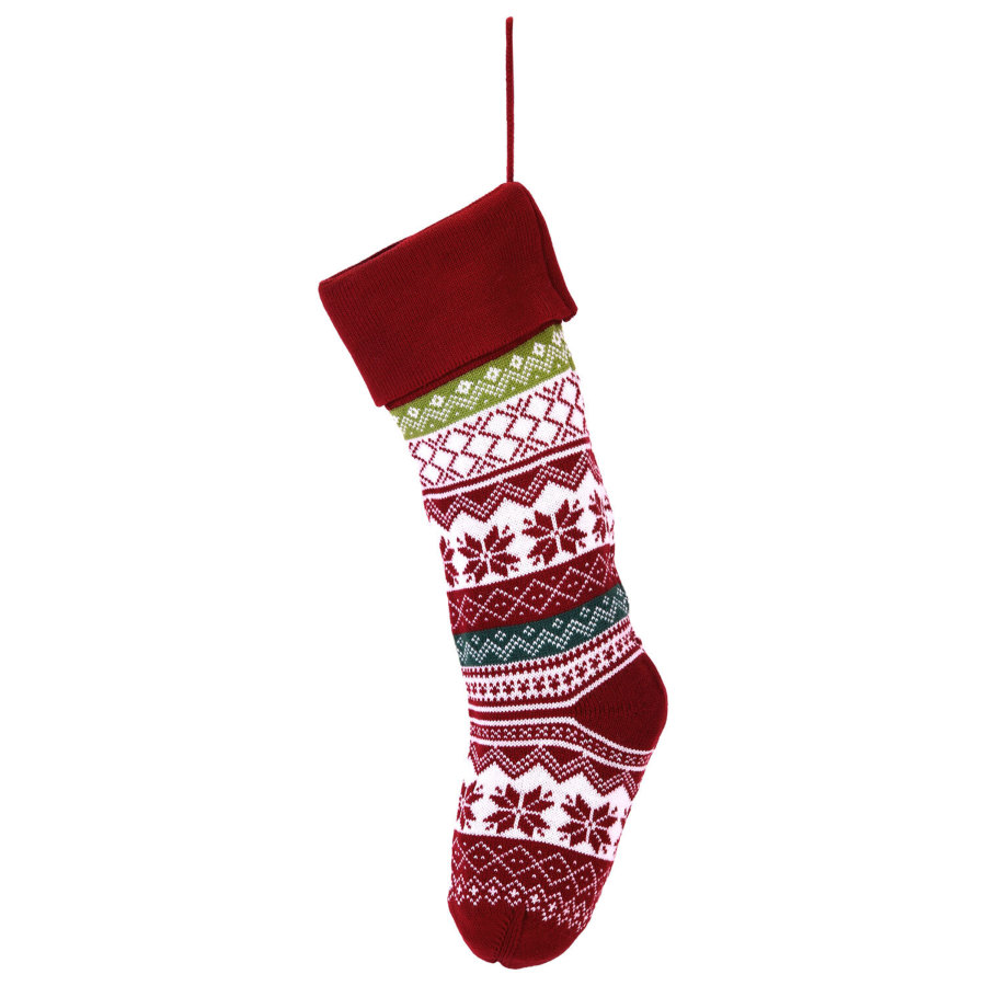 Носок новогодний для подарков, 23х2х54см, 