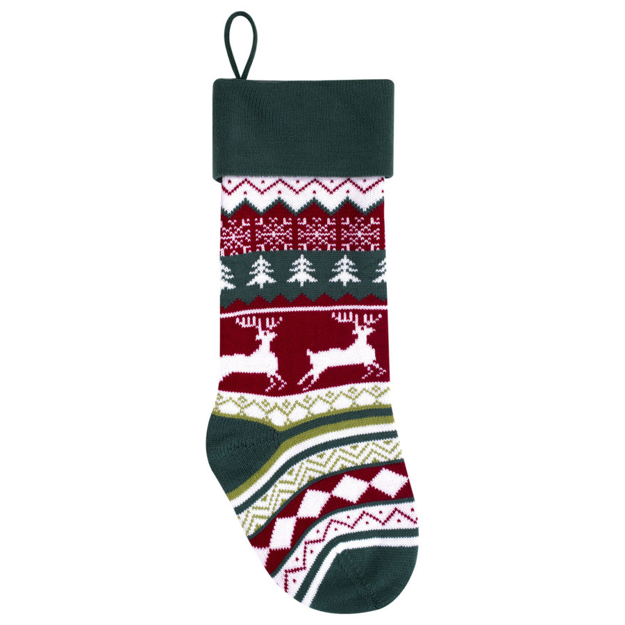 Носок новогодний для подарков, 23х2х54 см, 