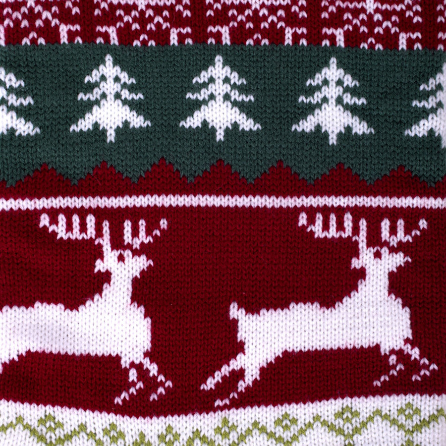 Носок новогодний для подарков, 23х2х54 см, 