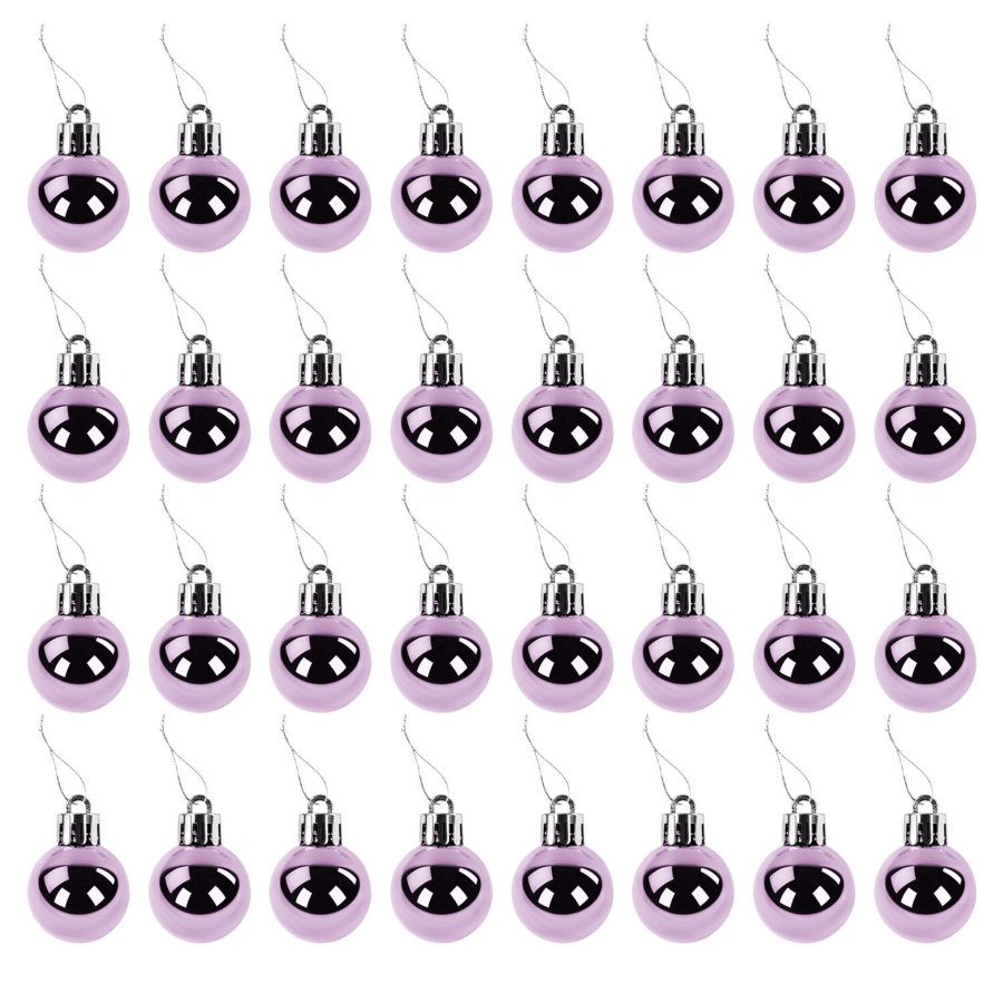 Шары ёлочные 32 шт., 2,5 см,