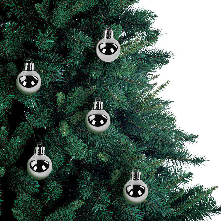 Шары ёлочные 32 шт., 2,5 см,