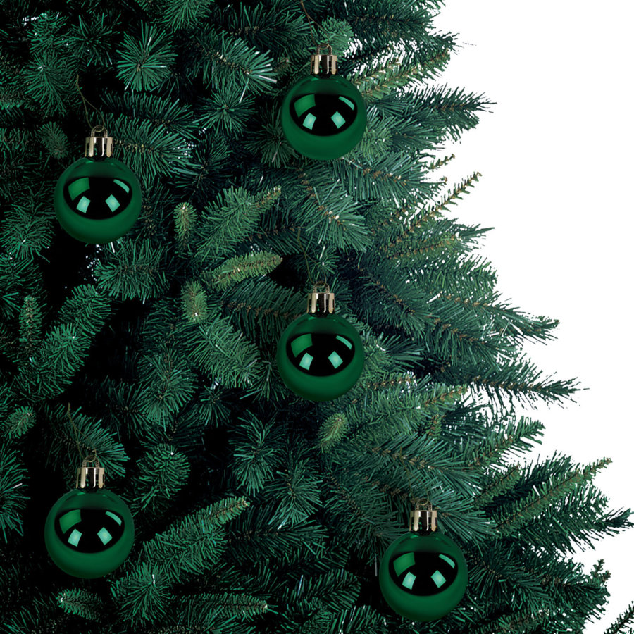 Шары ёлочные 30 шт., 4 см,