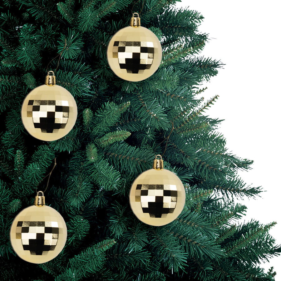 Украшение ёлочное 4 шт., 6 см, 