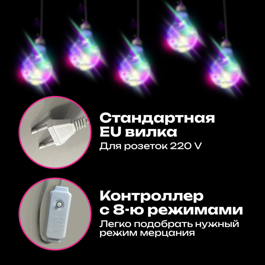 Электрогирлянда-нить комнатная