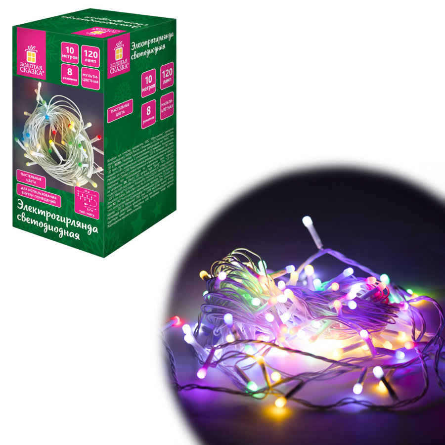 Электрогирлянда-нить комнатная