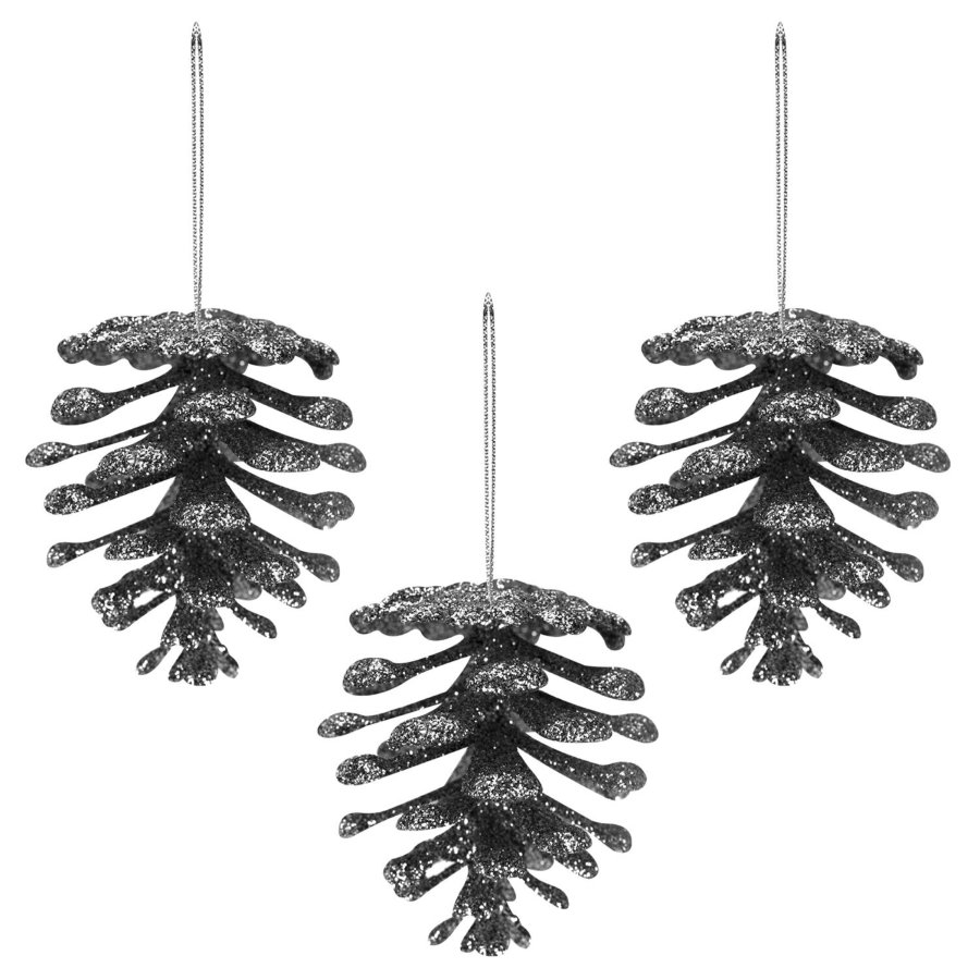 Украшение ёлочное 9 шт., 4 см, 