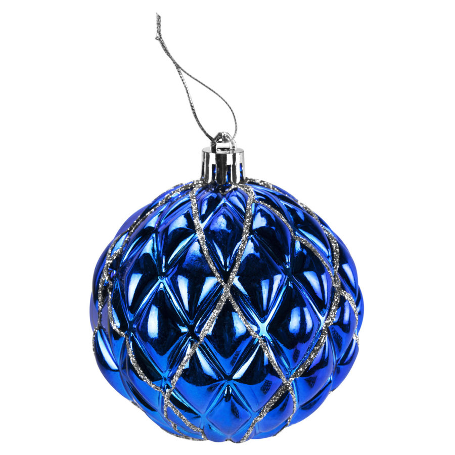 Шары елочные 16 шт., 8 см,