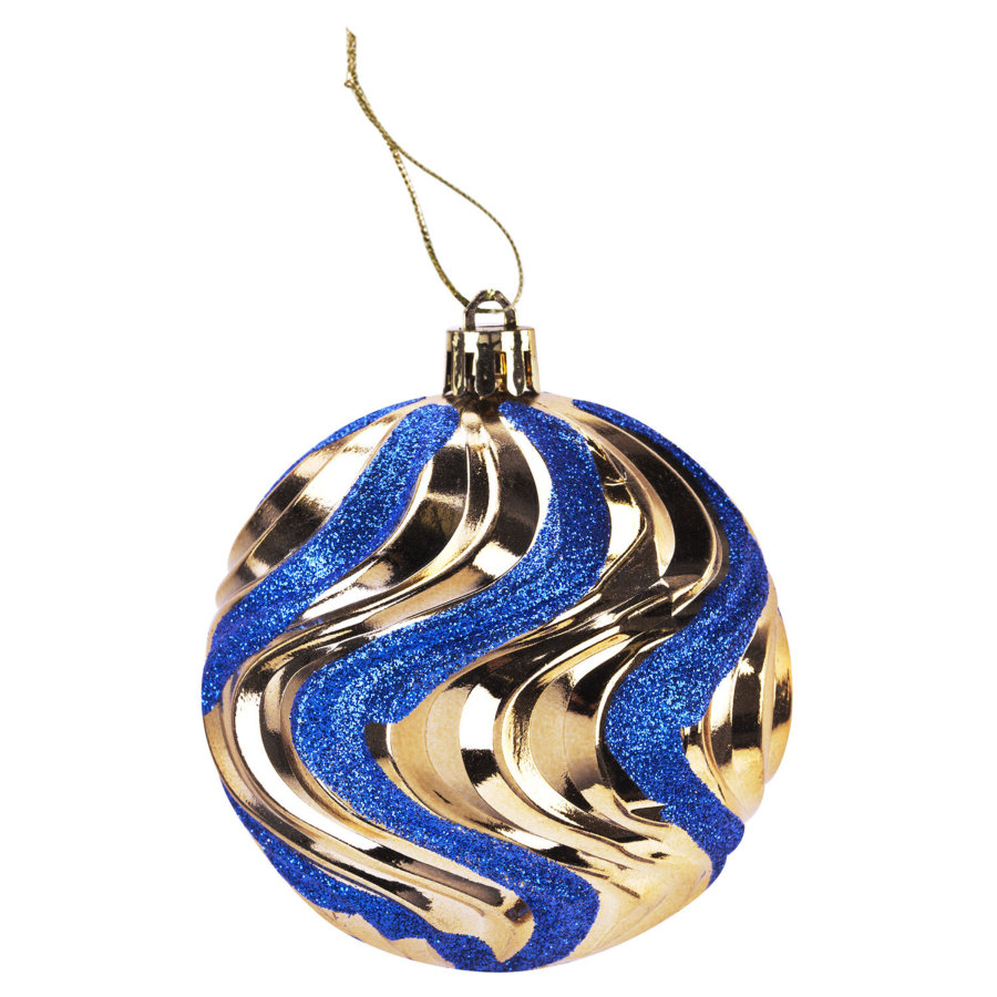 Шары елочные 16 шт., 8 см,