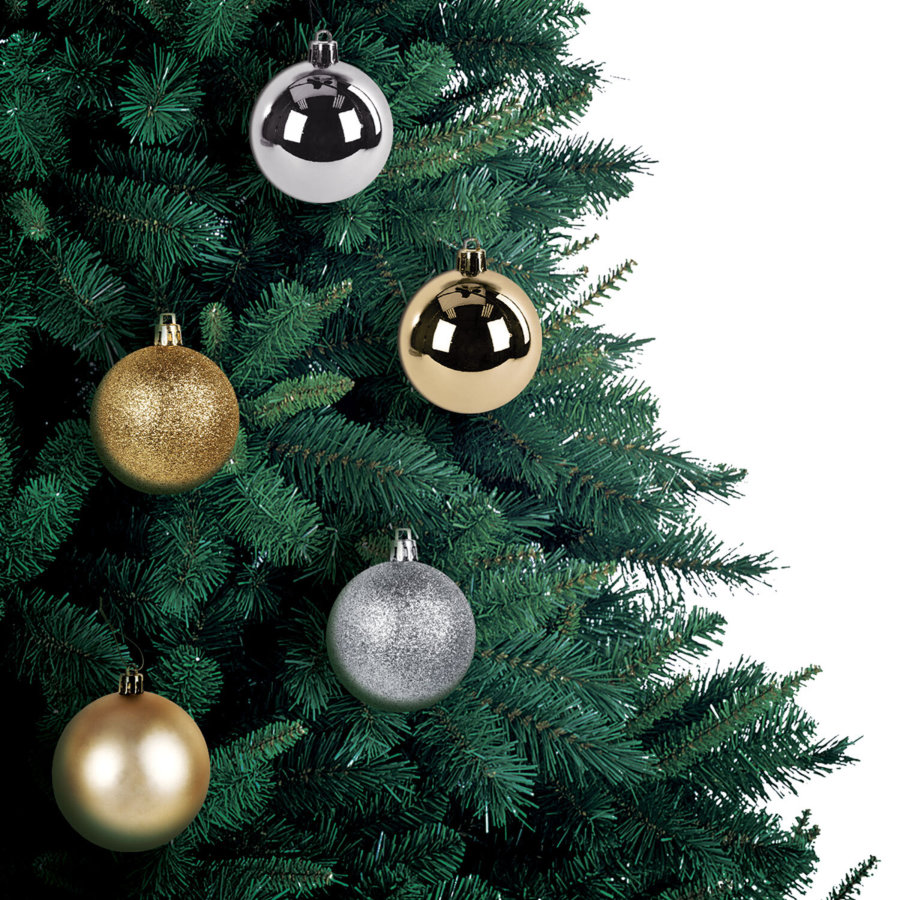 Шары елочные НАБОР 50 шт., 6 см,