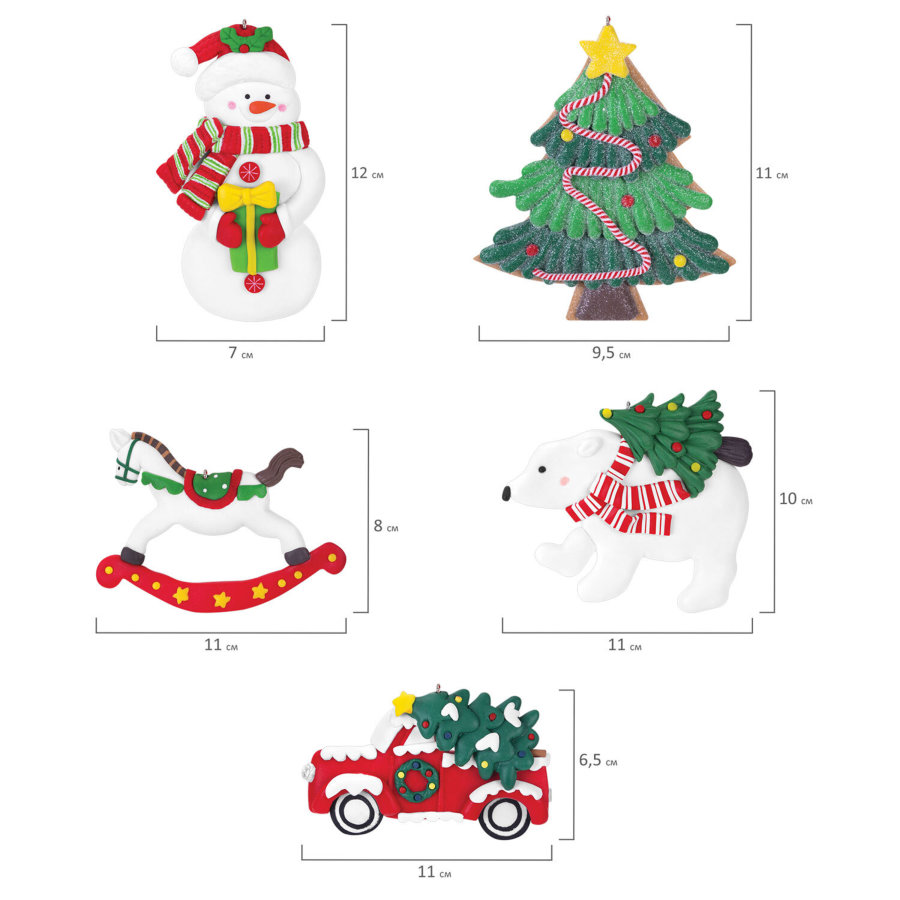 Украшение елочное (1 шт.) 