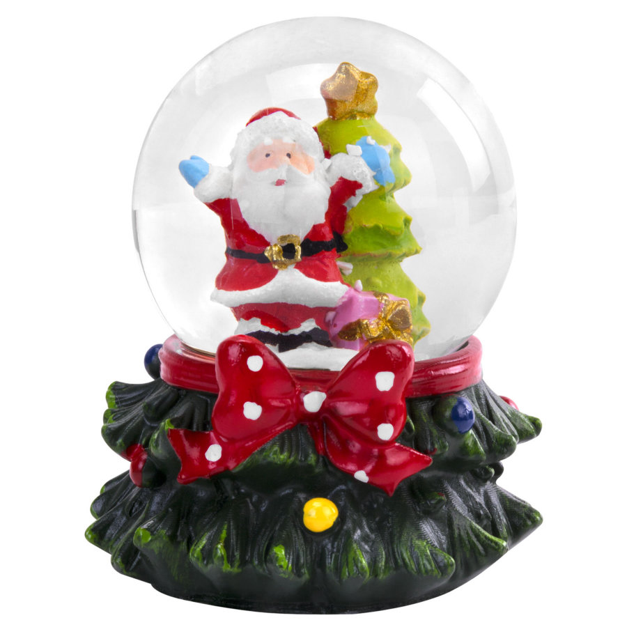 Сувенир снежный шар ДРУЗЬЯ ДЕДА МОРОЗА, диаметр 45 мм, полистоун/стекло, 4 дизайна ассорти, ЗОЛОТАЯ СКАЗКА