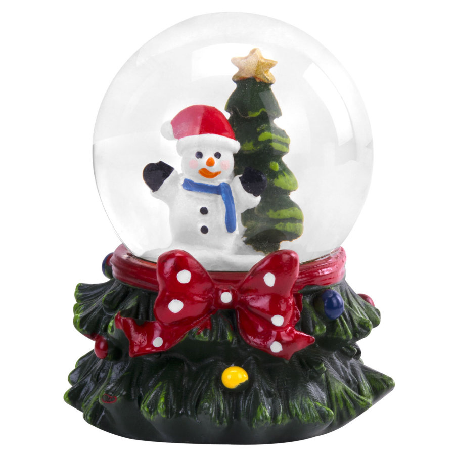 Сувенир снежный шар ДРУЗЬЯ ДЕДА МОРОЗА, диаметр 45 мм, полистоун/стекло, 4 дизайна ассорти, ЗОЛОТАЯ СКАЗКА