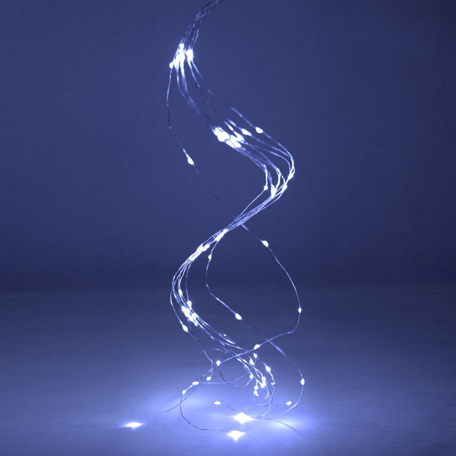 Электрогирлянда-конский хвост комнатная, 2 м, 200 LED, холодный белый, 220 V, ЗОЛОТАЯ СКАЗКА