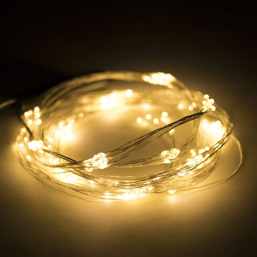 Электрогирлянда-конский хвост комнатная, 2 м, 200 LED, тёплый белый, 220 V, ЗОЛОТАЯ СКАЗКА