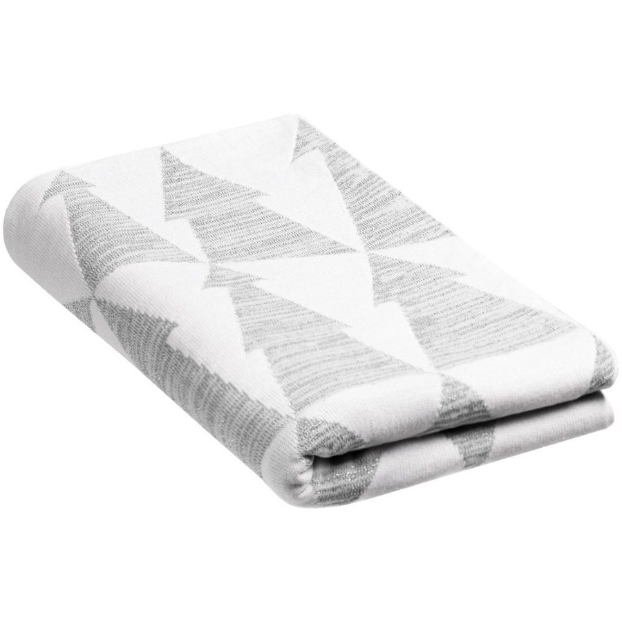 Плед «Танцующий лес», белый