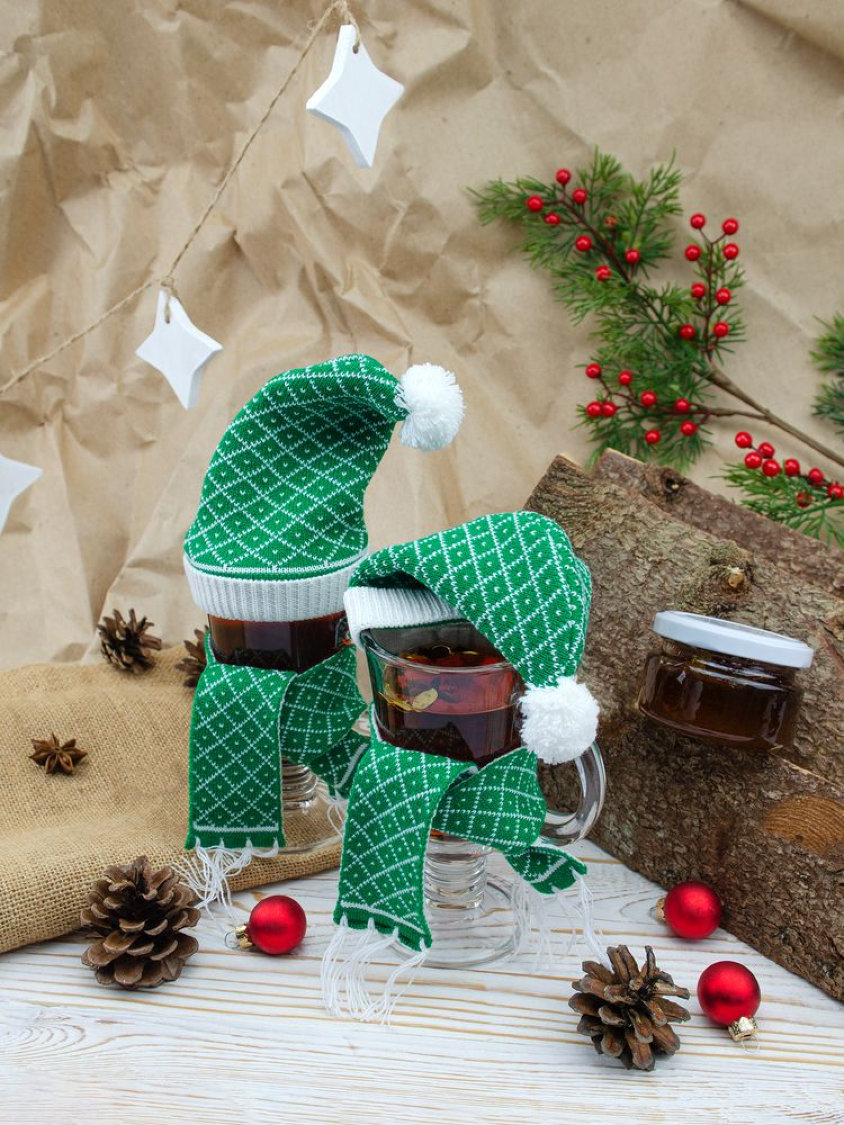 Шарфик на игрушку Dress Cup, зеленая