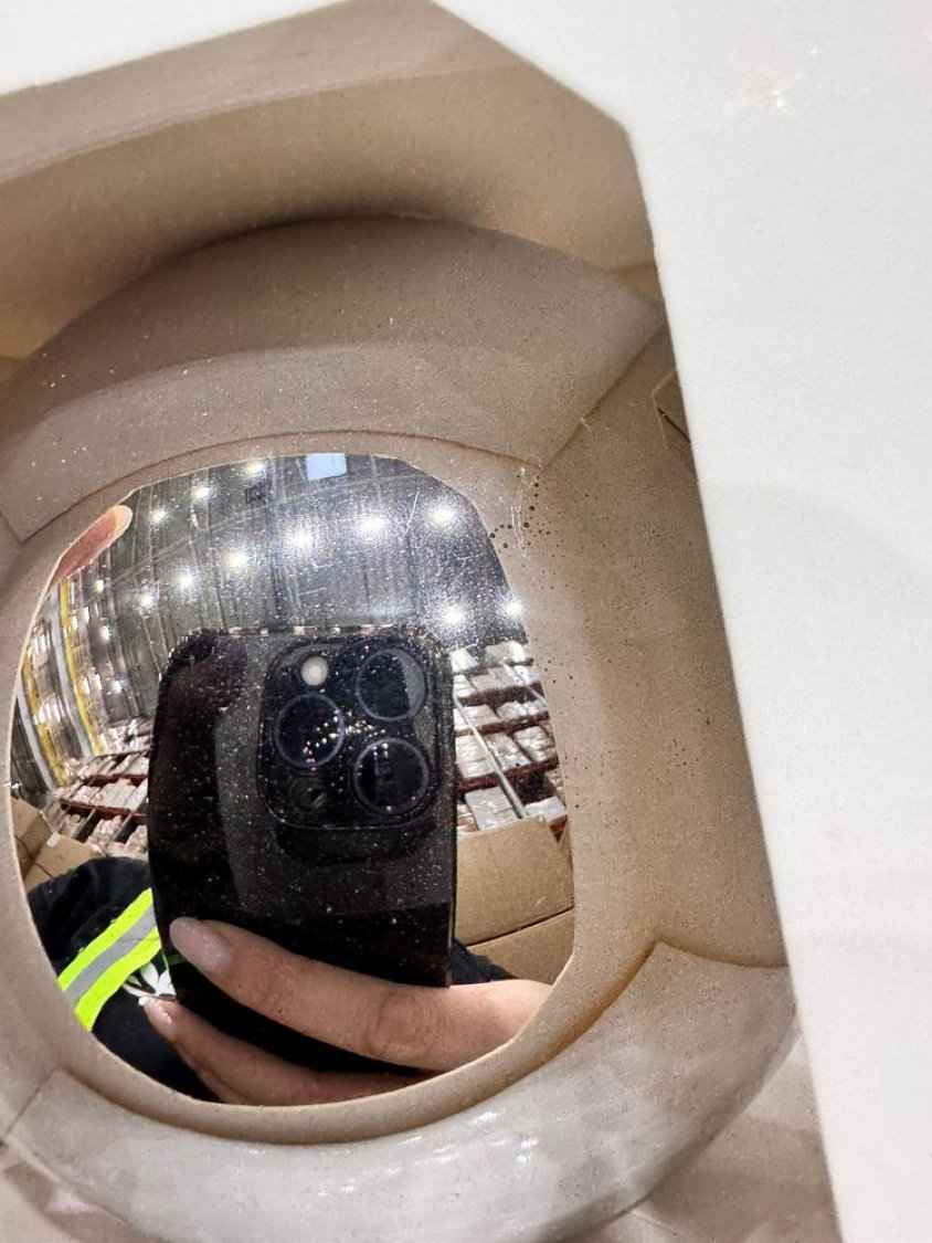 Оформительский шар Finery, 8 см, глянцевый, серебристый