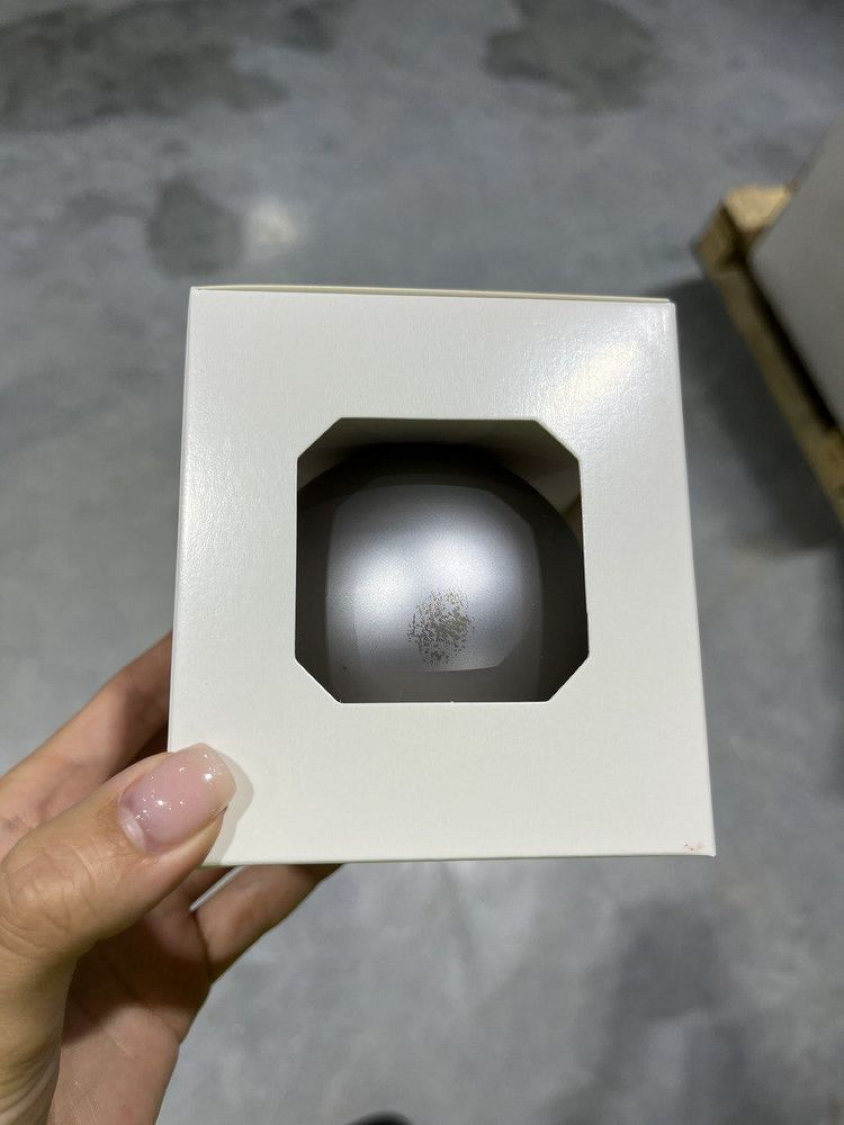 Оформительский шар Finery, 8 см, матовый, серебристый