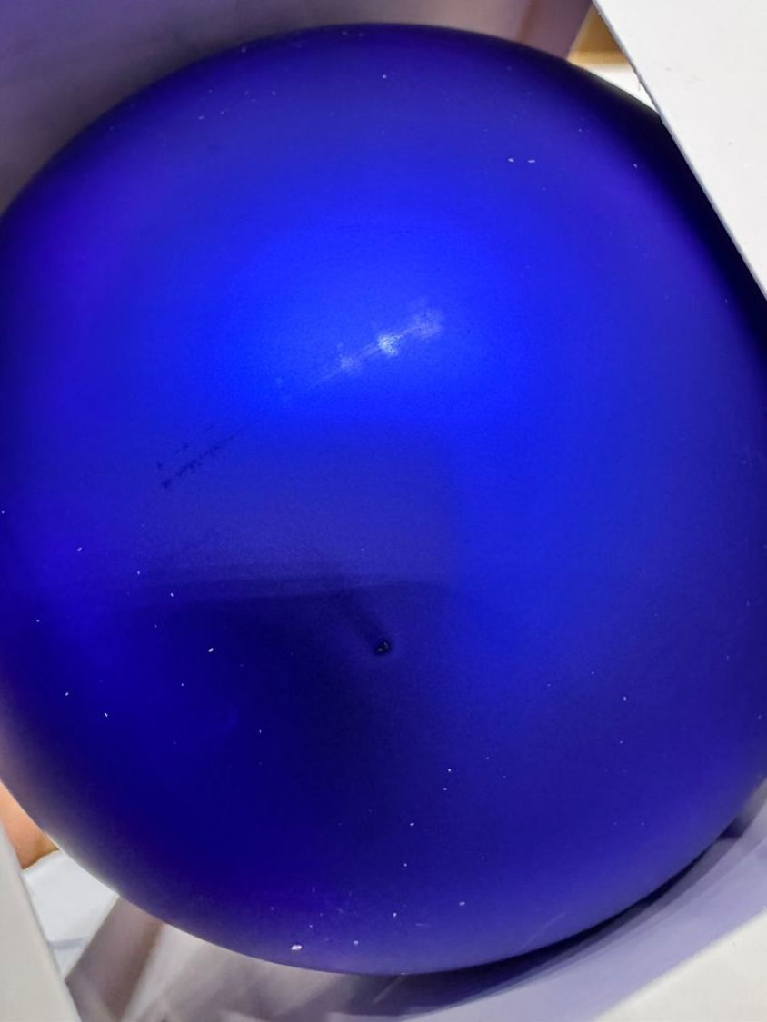 Оформительский шар Finery, 8 см, матовый, синий