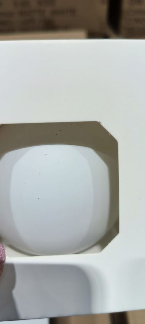 Оформительский шар Finery, 8 см, матовый, белый