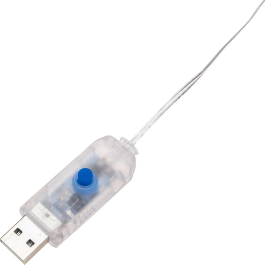 Гирлянда Светодиодная занавес из росы Звезды ТЕП БЕЛ USB+пульт