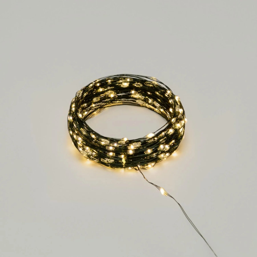 Гирлянда светодиодная 600 LED ламп, длина 300 cм, тепл.бел,8 реж.