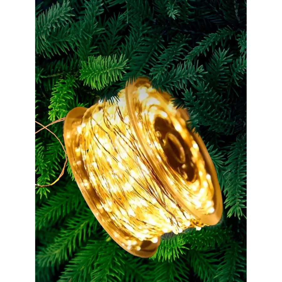 Гирлянда светодиодная на 2000LED ламп, 20м, 220B, тепл бел,8реж, IP44