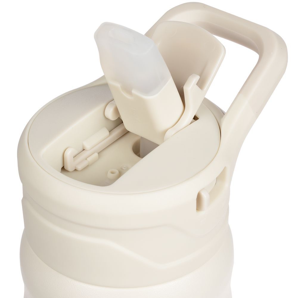 Термобутылка Fujisan 2.0 без логотипа белая (молочная)