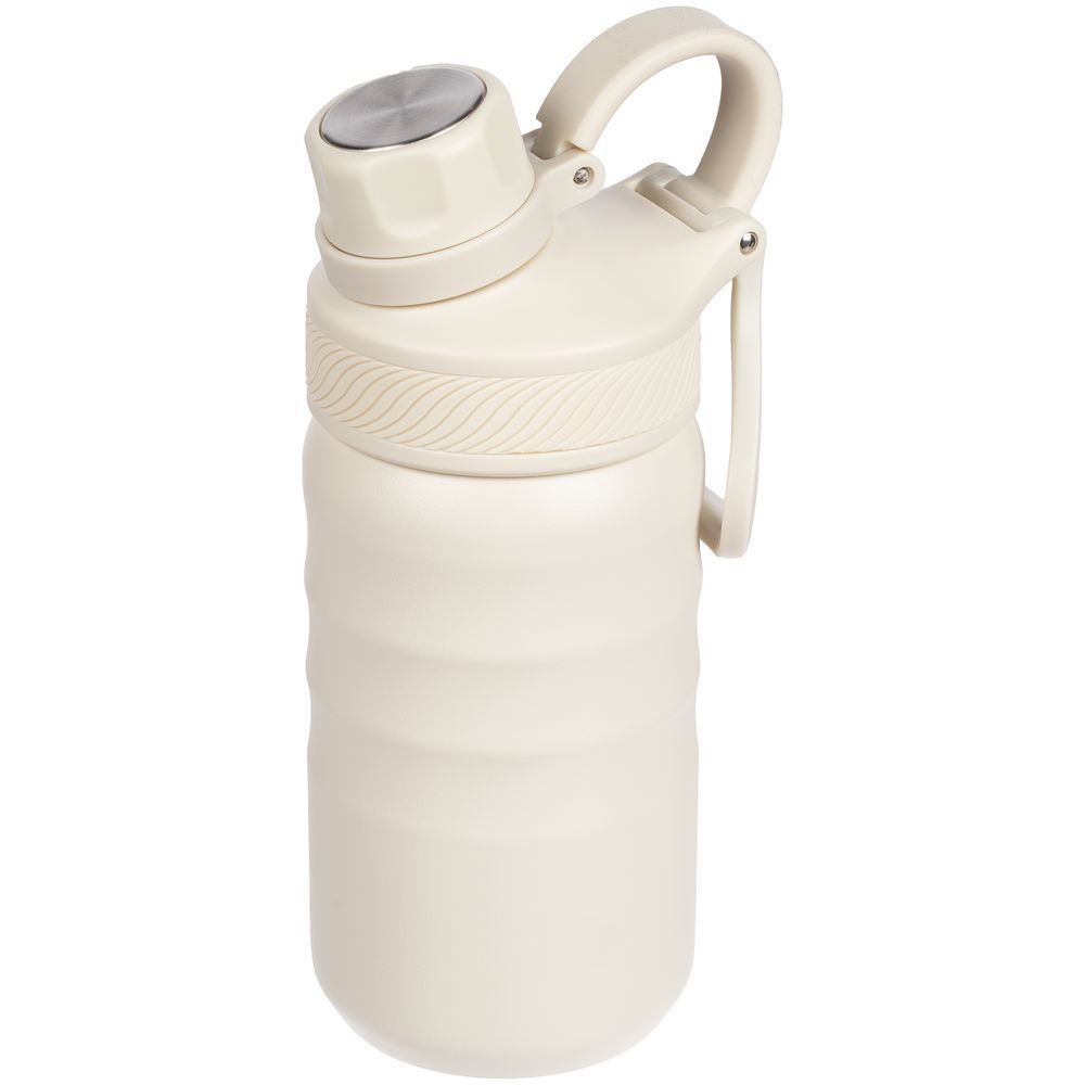 Термобутылка Fujisan 2.0 без логотипа белая (молочная)