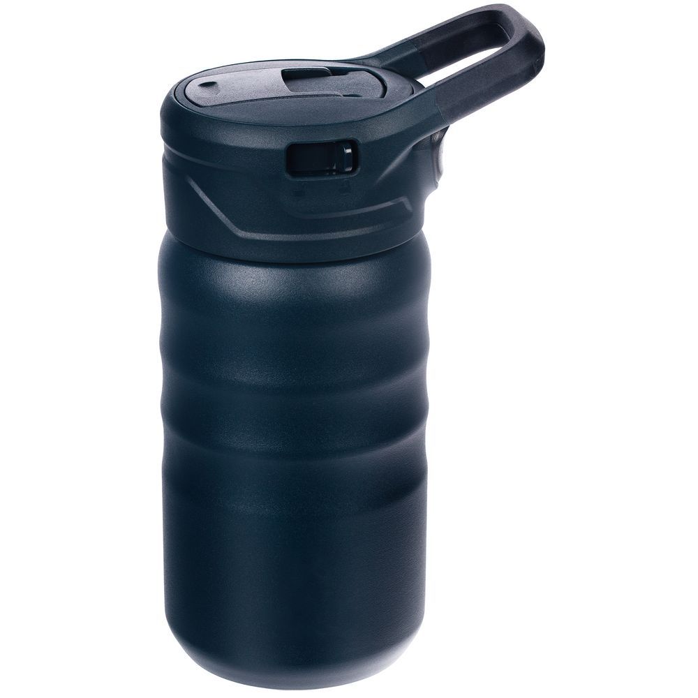 Термобутылка Fujisan 2.0 без логотипа темно-синяя