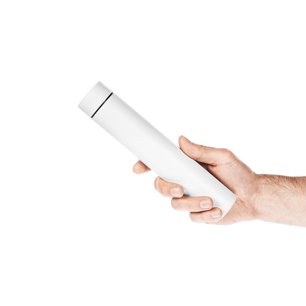 Термобутылка Metropolis белая