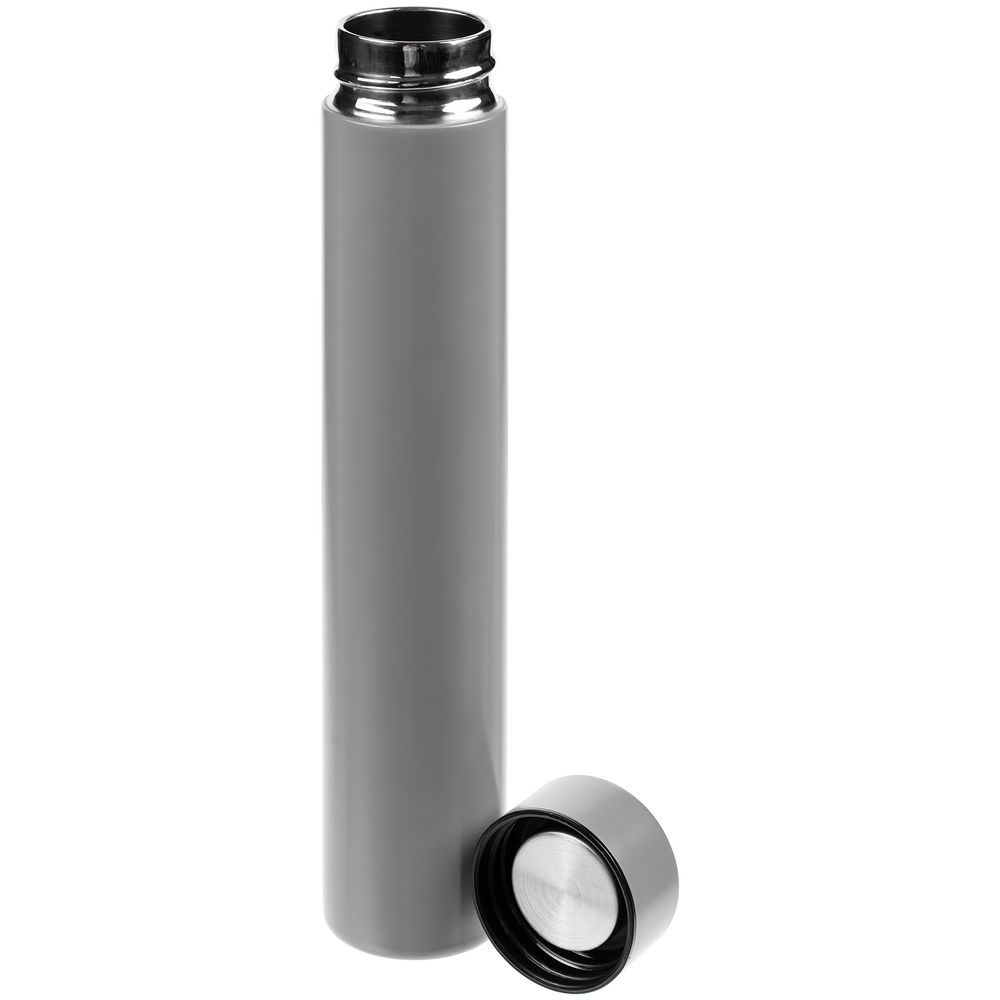 Термобутылка Metropolis серая