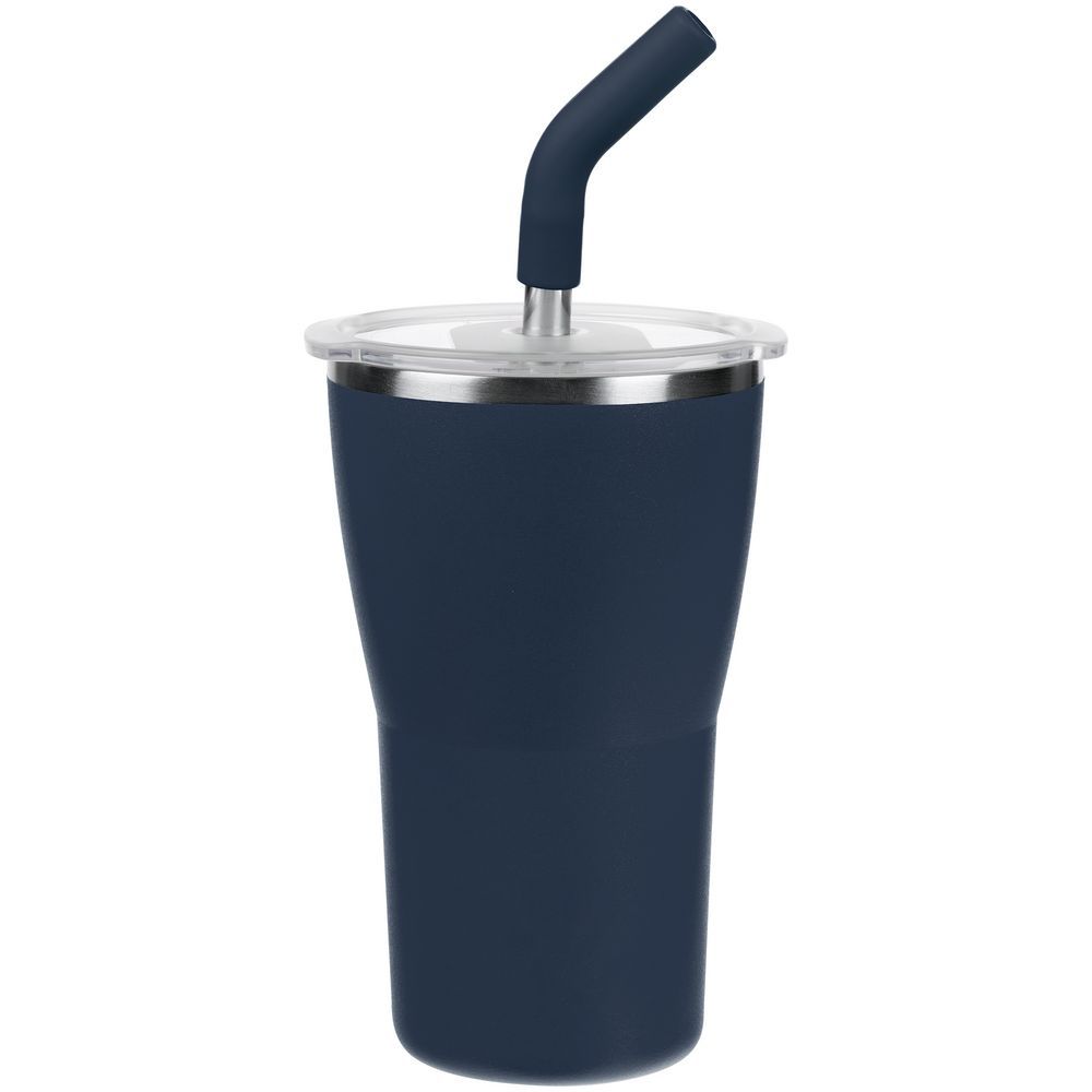 Термостакан Sapporo без логотипа темно-синий