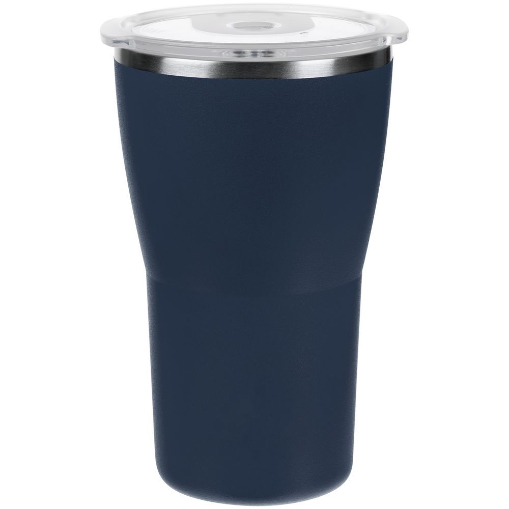 Термостакан Sapporo без логотипа темно-синий