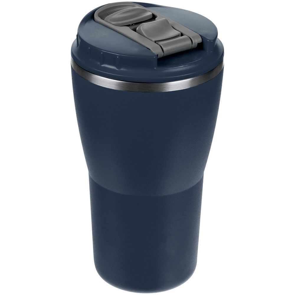 Термостакан Sapporo без логотипа темно-синий