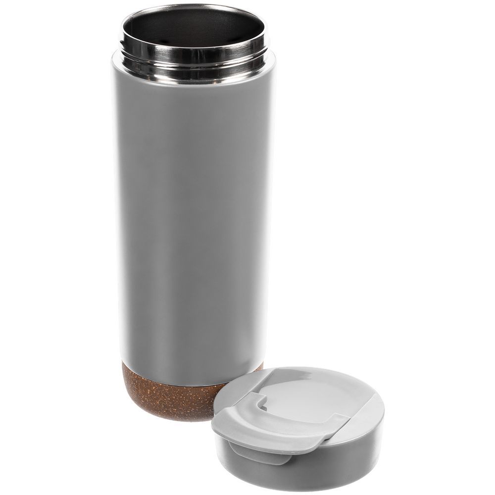 Термостакан Steady серый