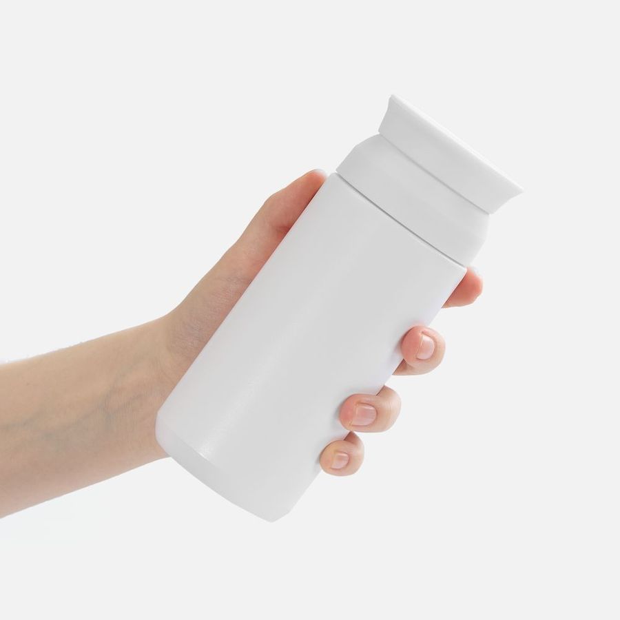 Термостакан Bau с ситечком белый