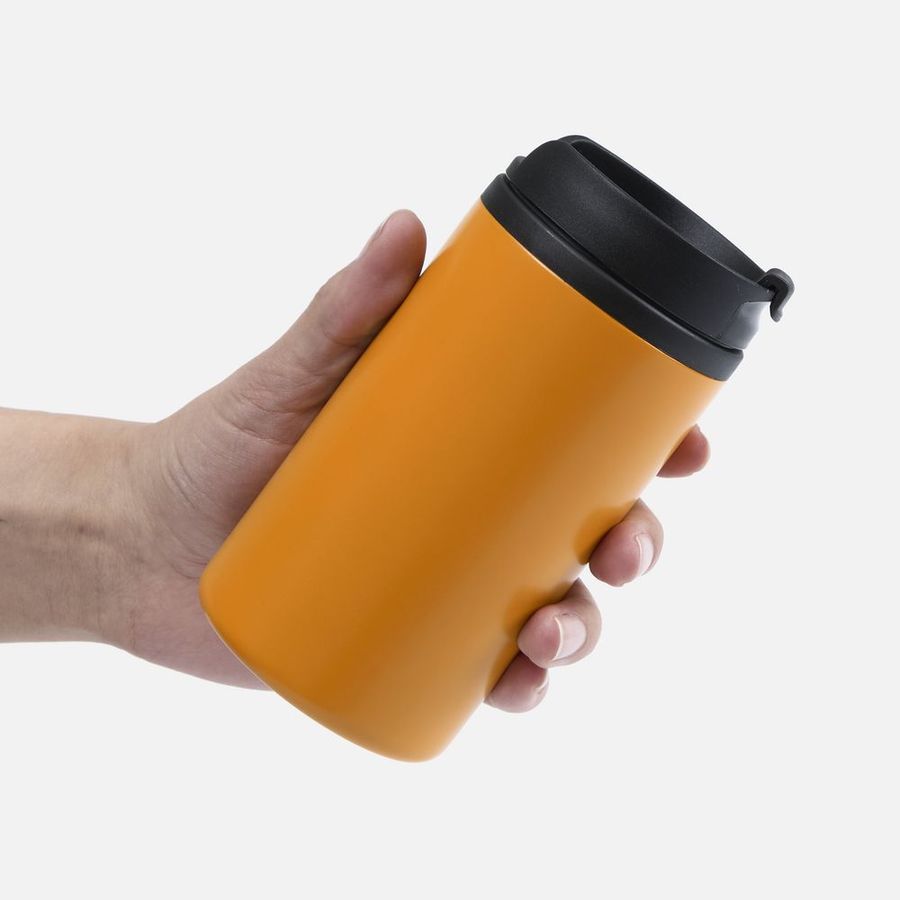 Термостакан Canella оранжевый матовый